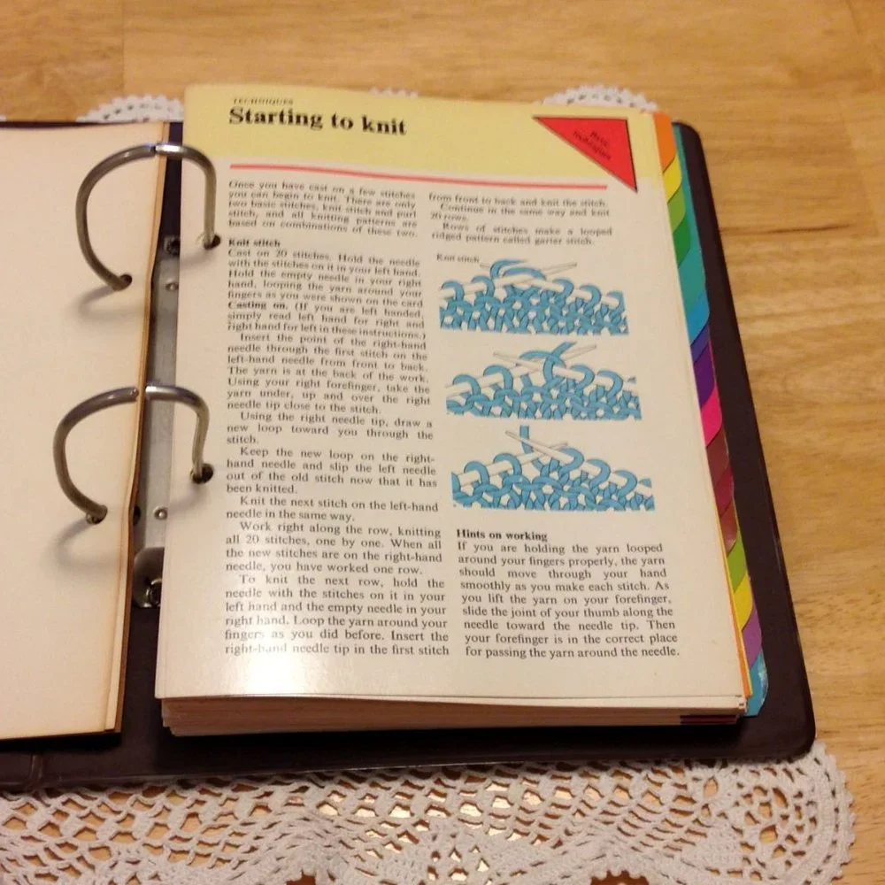 Vintage Knitting Book from Golden Press